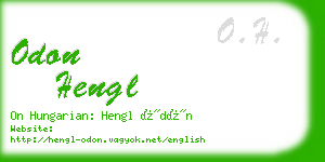 odon hengl business card